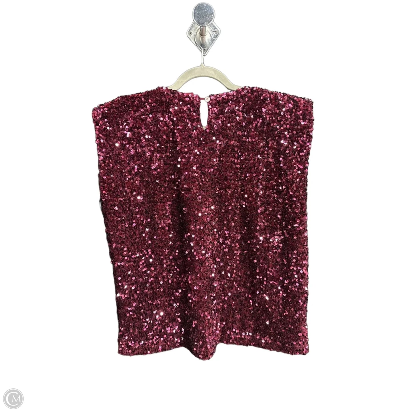 Top Sleeveless By Buddy Love In Maroon, Size: L
