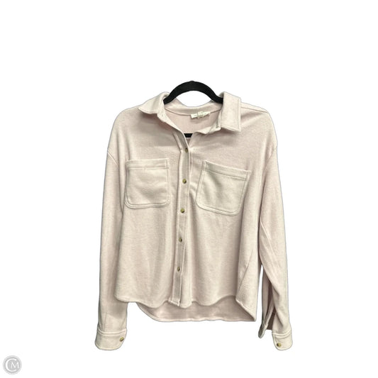 Top Long Sleeve By Beachlunchlounge In Pink, Size: Xs