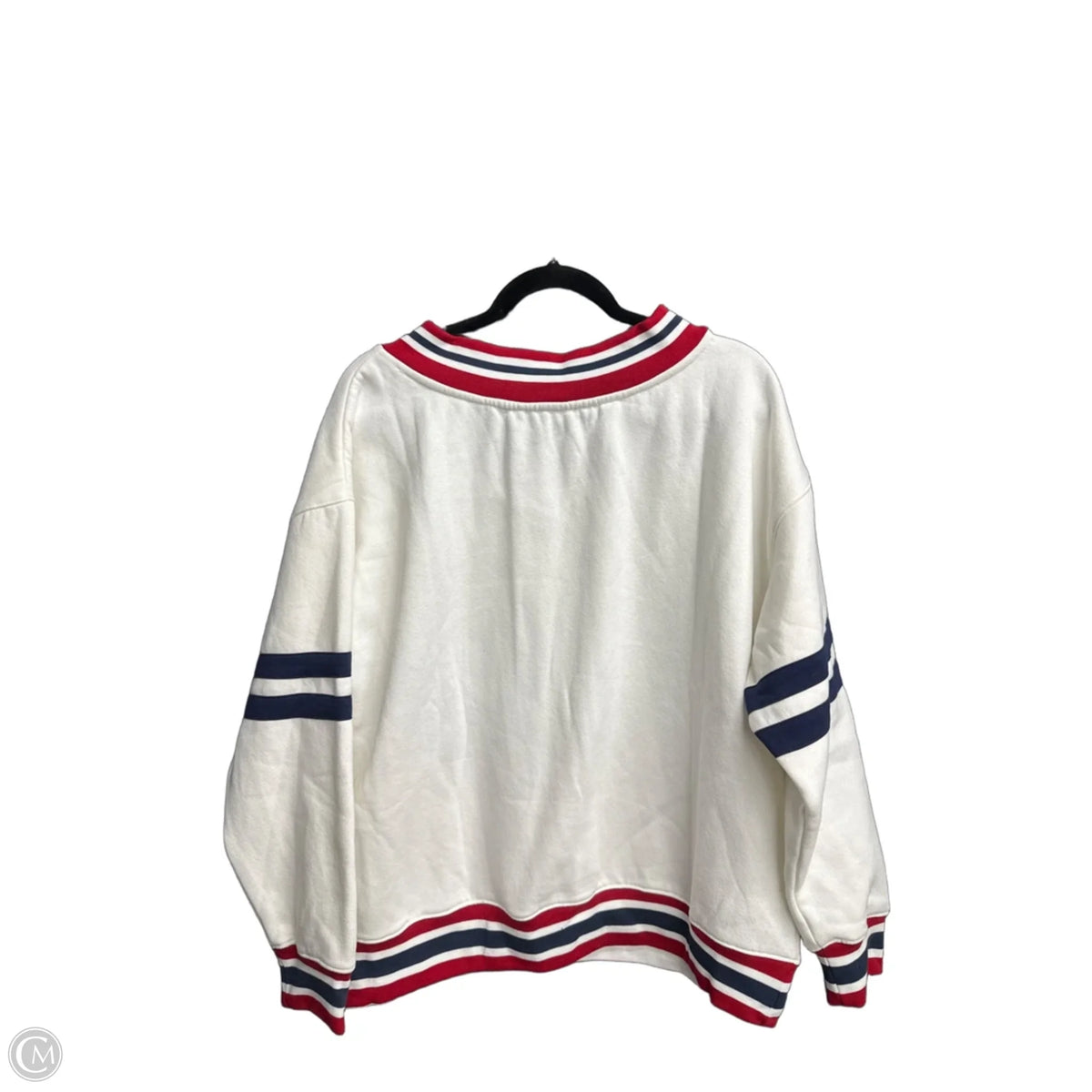 Sweatshirt Collar By As Revival In White, Size: M