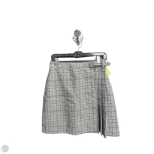 Skirt Mini & Short By Boden In Plaid Pattern, Size: 2