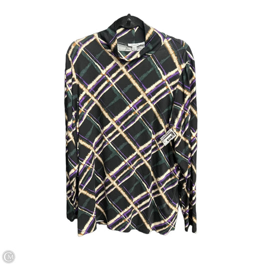 Top Long Sleeve By Chicos In Black, Size: Xl