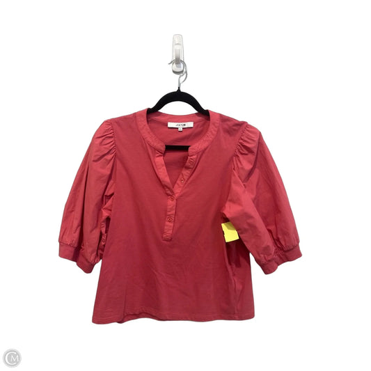 Top Short Sleeve By Joes Jeans In Pink, Size: L