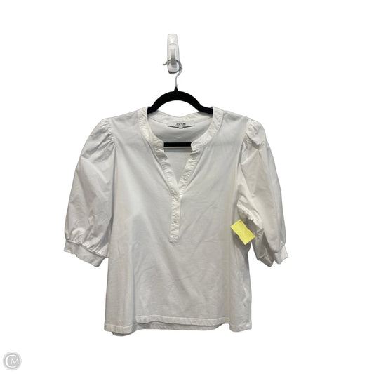 Top Short Sleeve By Joes Jeans In White, Size: L