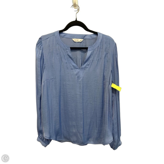 Top Long Sleeve By Nine West In Blue, Size: M