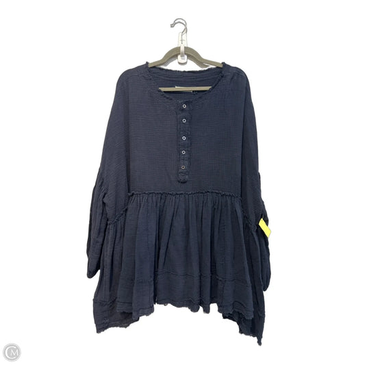 Tunic 3/4 Sleeve By We The Free In Navy, Size: Xl