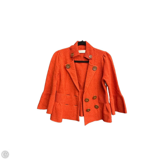 Cardigan By Clothes Mentor In Orange, Size: S