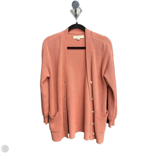 Cardigan By Loft In Pink, Size: M