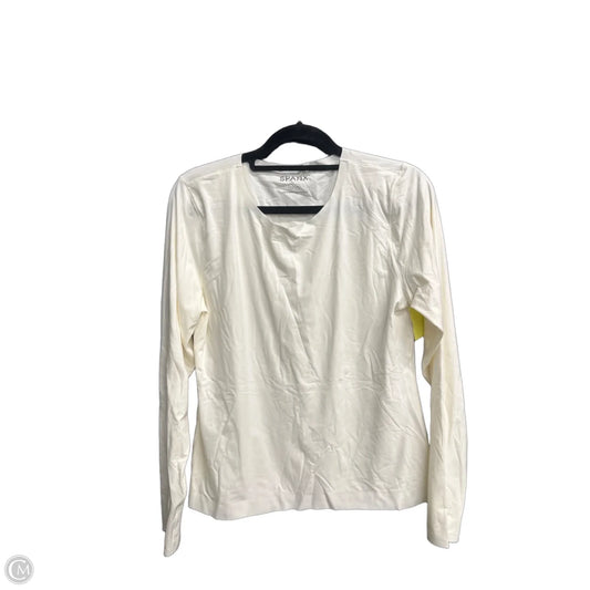 Top Long Sleeve By Spanx In White, Size: L