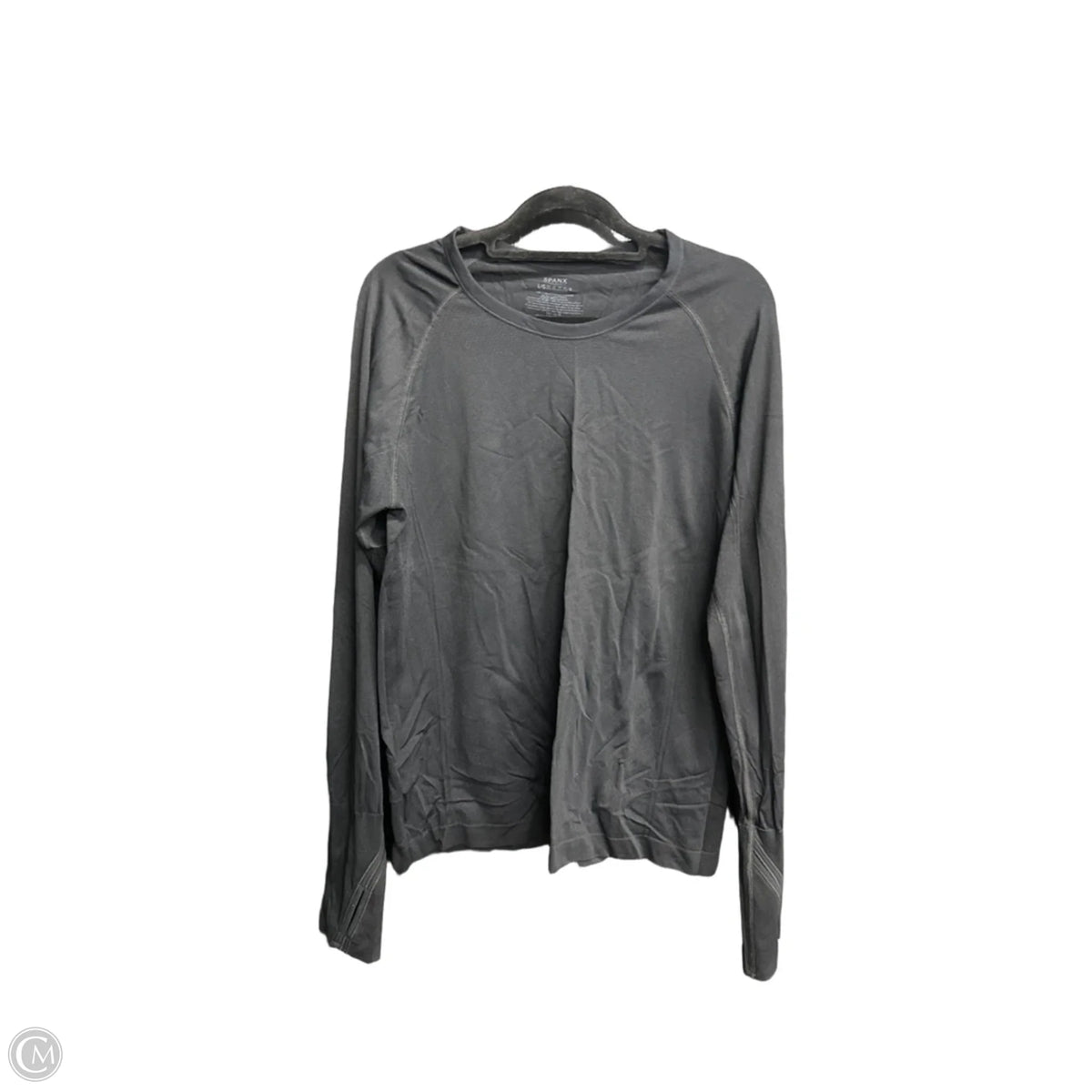 Top Long Sleeve By Spanx In Black, Size: L