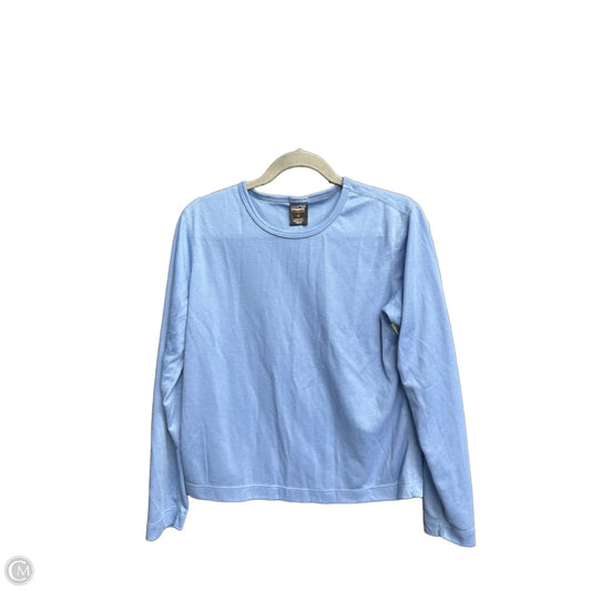 Top Long Sleeve By Patagonia In Blue, Size: M