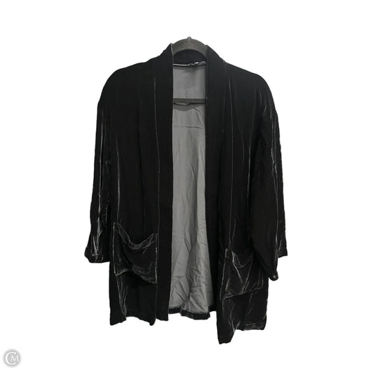 Top Long Sleeve By Eileen Fisher In Black, Size: M