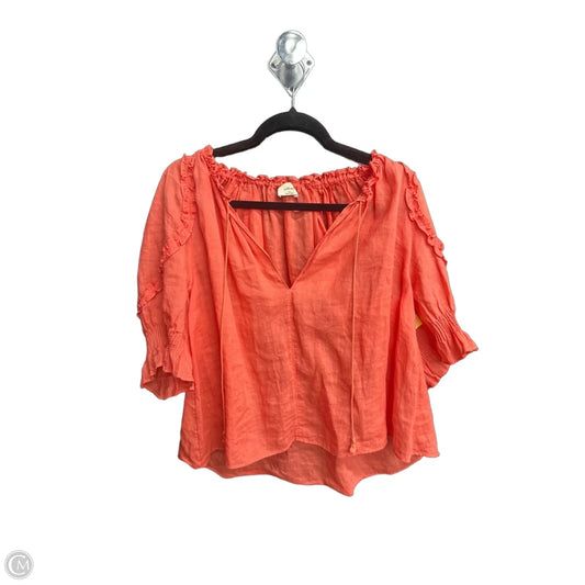 Top Short Sleeve By Wilfred In Pink, Size: Xs