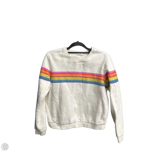 Sweatshirt Crewneck By Marine Layer In Cream, Size: S