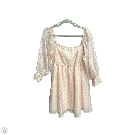 Dress Casual Short By Clothes Mentor In Pink, Size: L