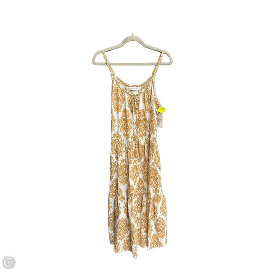 Dress Casual Maxi By Harlow & Rose In Beige, Size: S