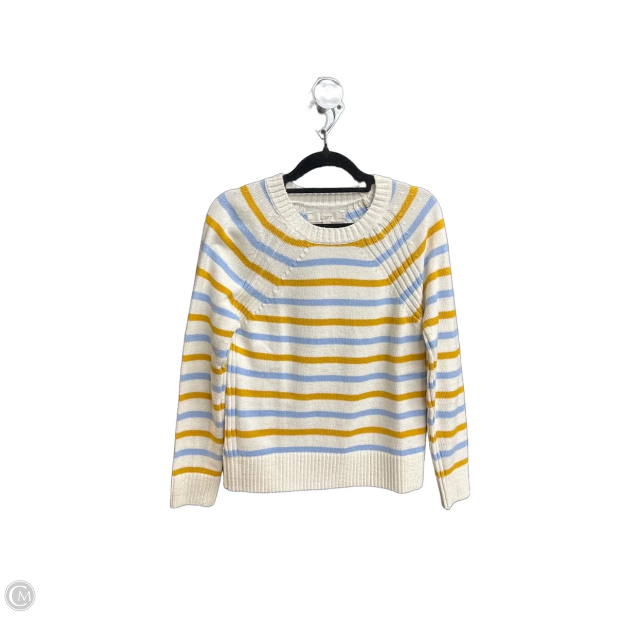 Sweater By Loft In Striped Pattern, Size: Xs