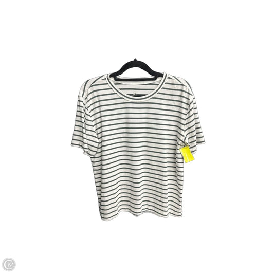 Top Short Sleeve By Lou And Grey In Striped Pattern, Size: Xxs