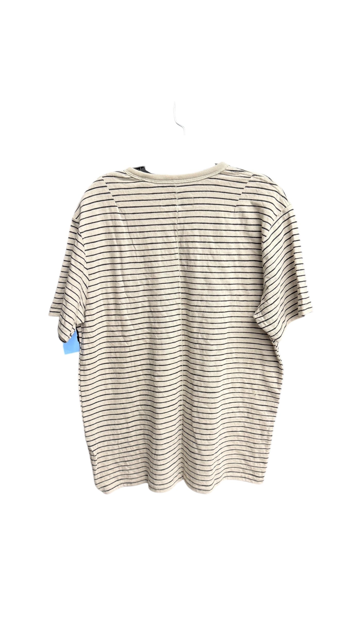 Top Short Sleeve By Rag And Bone In Striped Pattern, Size: L