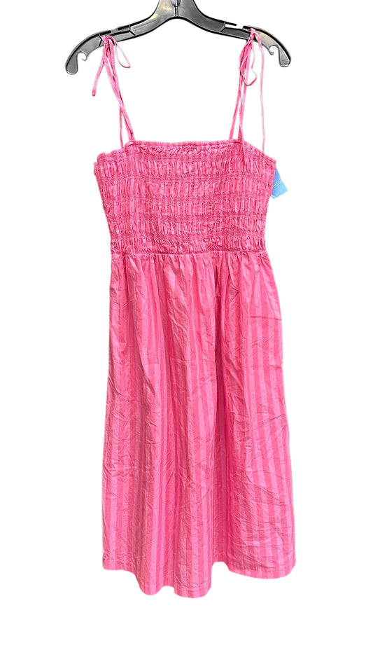 Dress Casual Midi By A New Day In Pink, Size: M