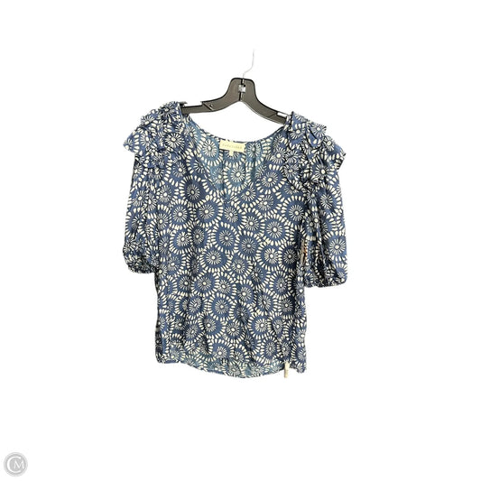 Top Short Sleeve By Caballero In Navy, Size: S