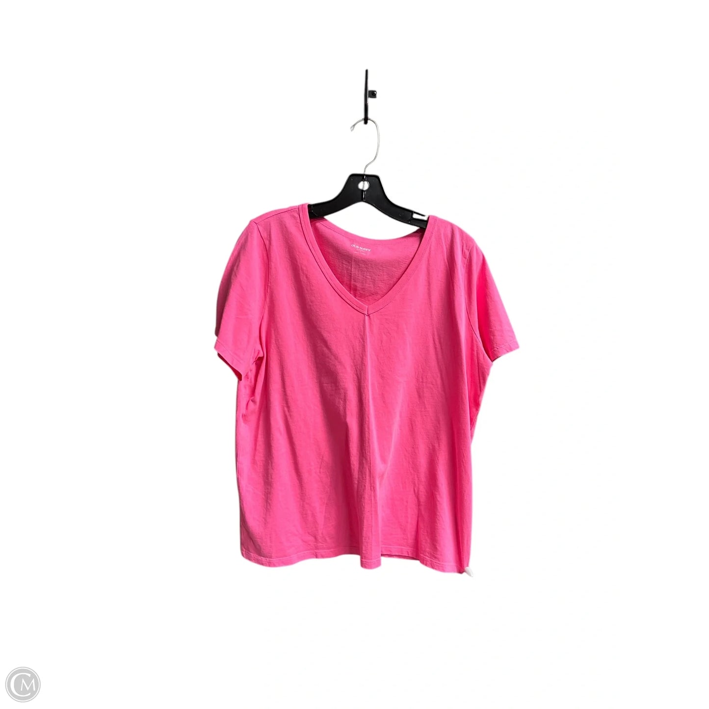 Top Short Sleeve By Old Navy In Pink, Size: L