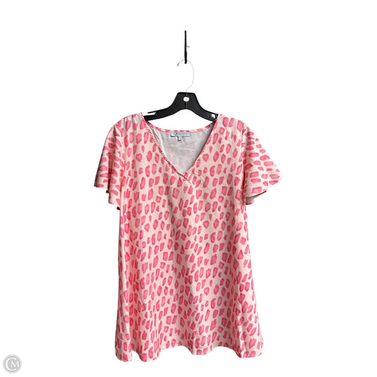 Top Sleeveless By Clothes Mentor In Pink, Size: L