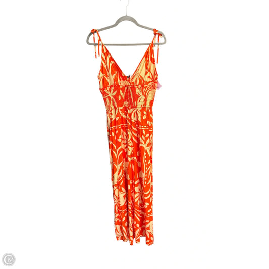 Dress Casual Maxi By Clothes Mentor In Orange, Size: M