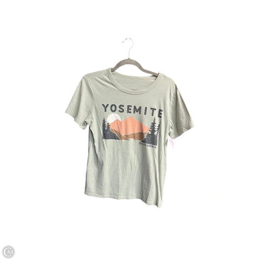 Top Short Sleeve By Zoe And Liv In Green, Size: S