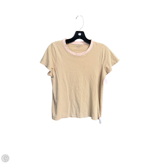 Top Short Sleeve By Madewell In Green, Size: S