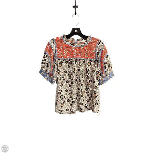 Top Short Sleeve By Thml In Multi-colored, Size: S