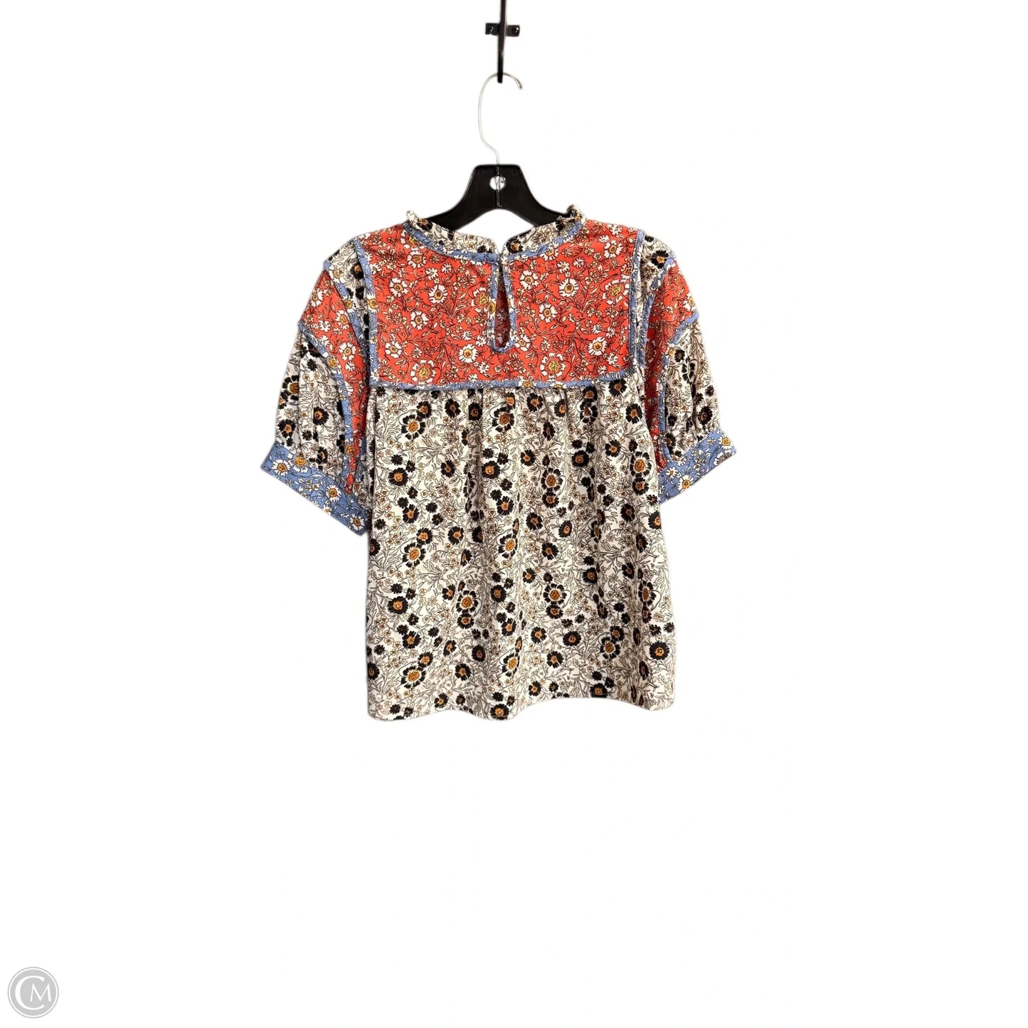 Top Short Sleeve By Thml In Multi-colored, Size: S