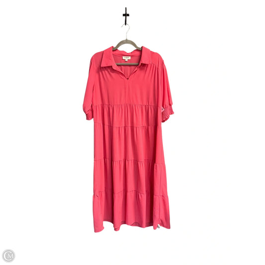 Dress Casual Maxi By Umgee In Pink, Size: L