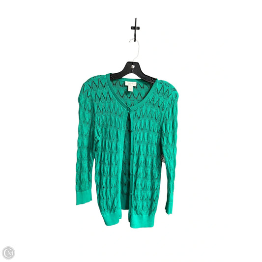 Cardigan By Loft In Green, Size: M