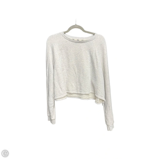 Sweatshirt Collar By Madewell In Grey, Size: L