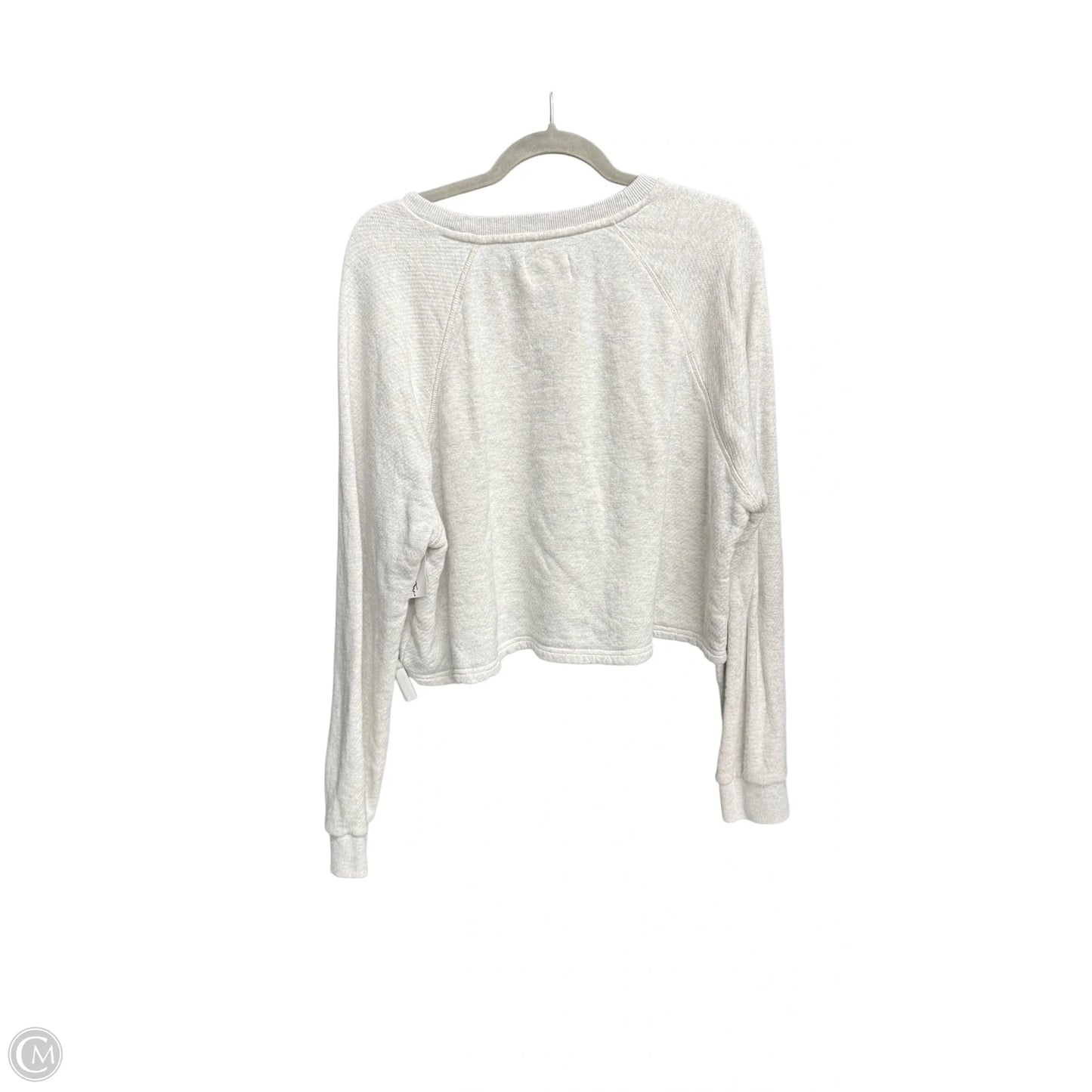 Sweatshirt Collar By Madewell In Grey, Size: L