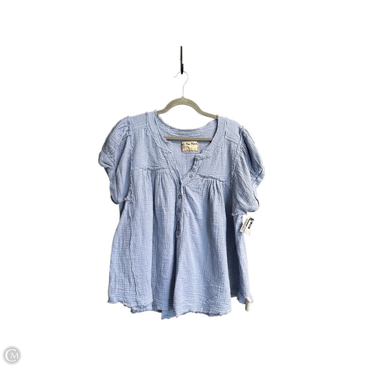 Top Short Sleeve By We The Free In Blue, Size: L