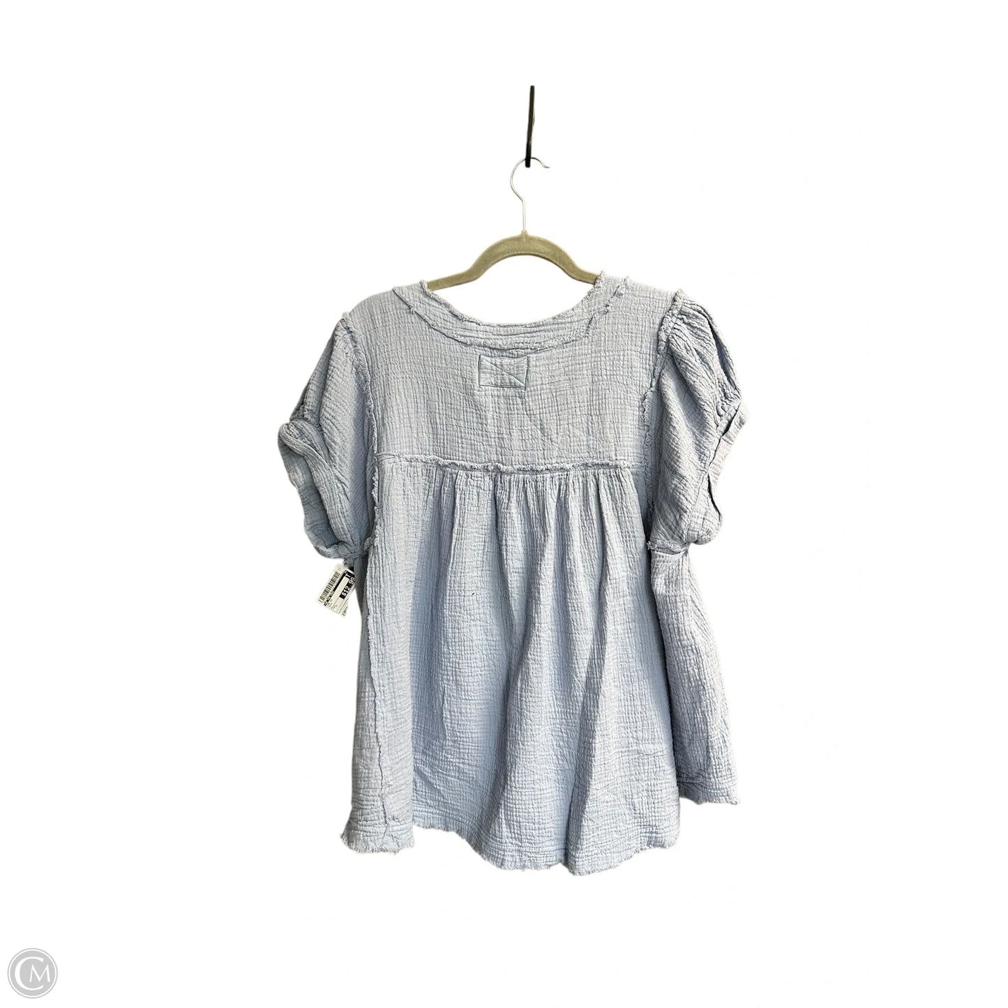 Top Short Sleeve By We The Free In Blue, Size: L