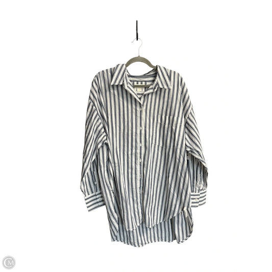 Tunic 3/4 Sleeve By Maeve In Striped Pattern, Size: Xl