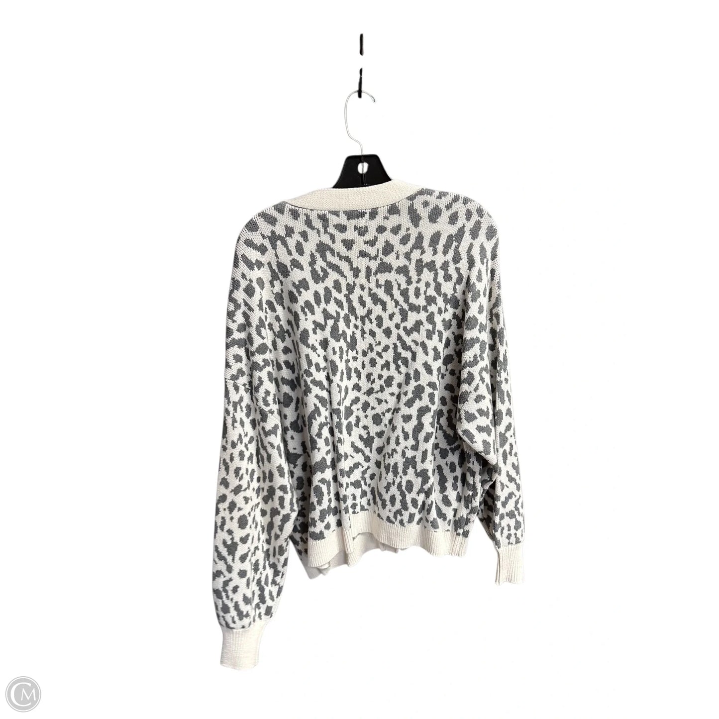 Cardigan By Loft In Animal Print, Size: Xl