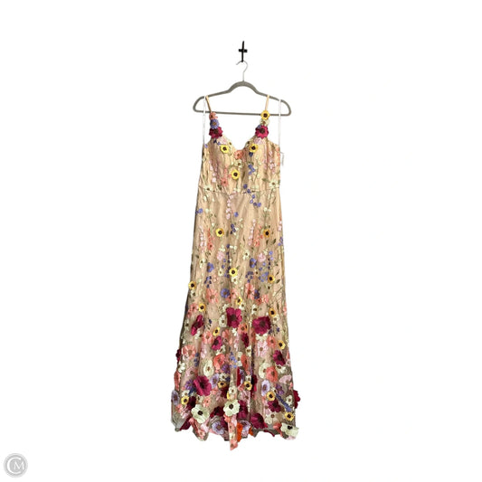 Dress Party Long By Clothes Mentor In Floral Print, Size: 12