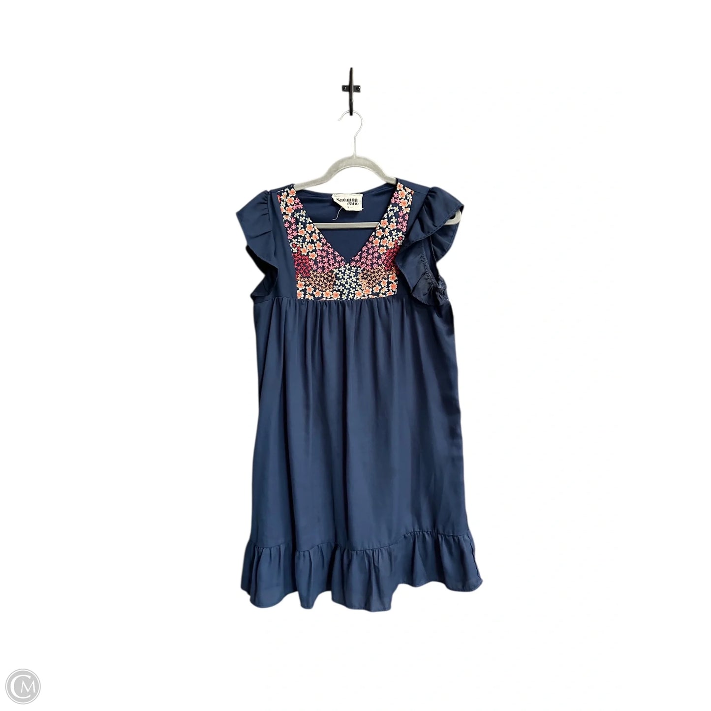 Dress Casual Midi By Savanna Jane In Navy, Size: S