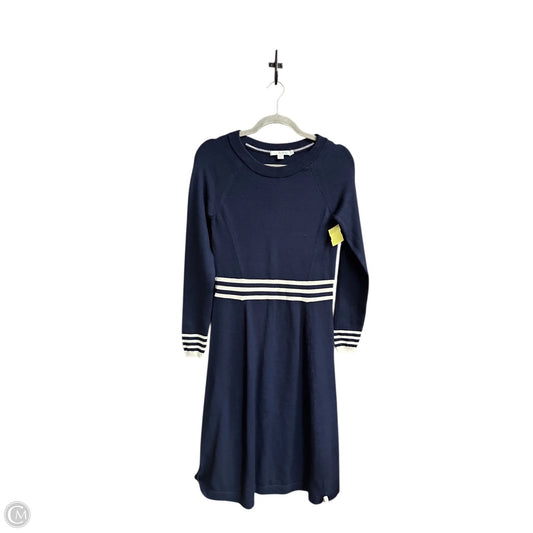 Dress Casual Midi By Boden In Navy, Size: 4