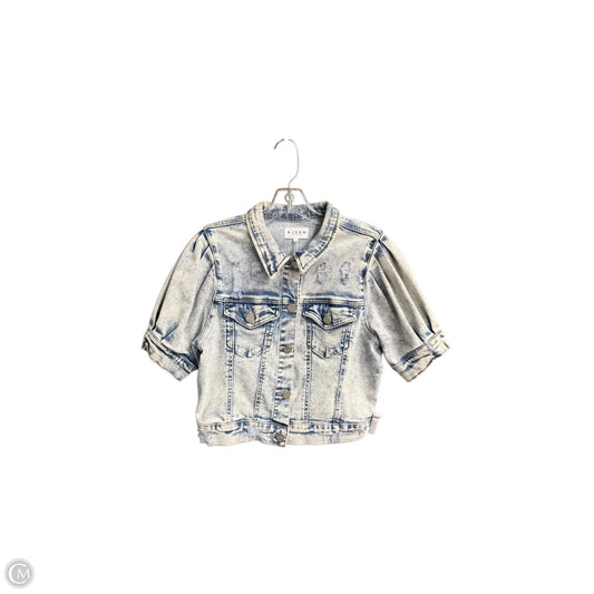 Jacket Denim By Risen In Blue Denim, Size: M