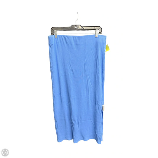 Skirt Maxi By Loft In Blue, Size: L