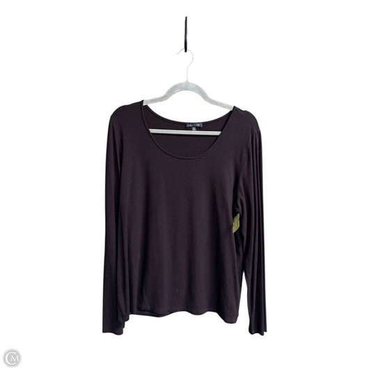 Top Long Sleeve By Eileen Fisher In Black, Size: Xl