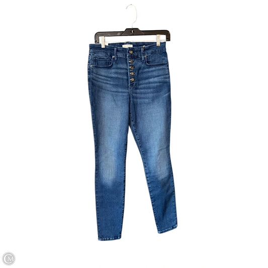 Jeans Skinny By Good American In Blue Denim, Size: 6