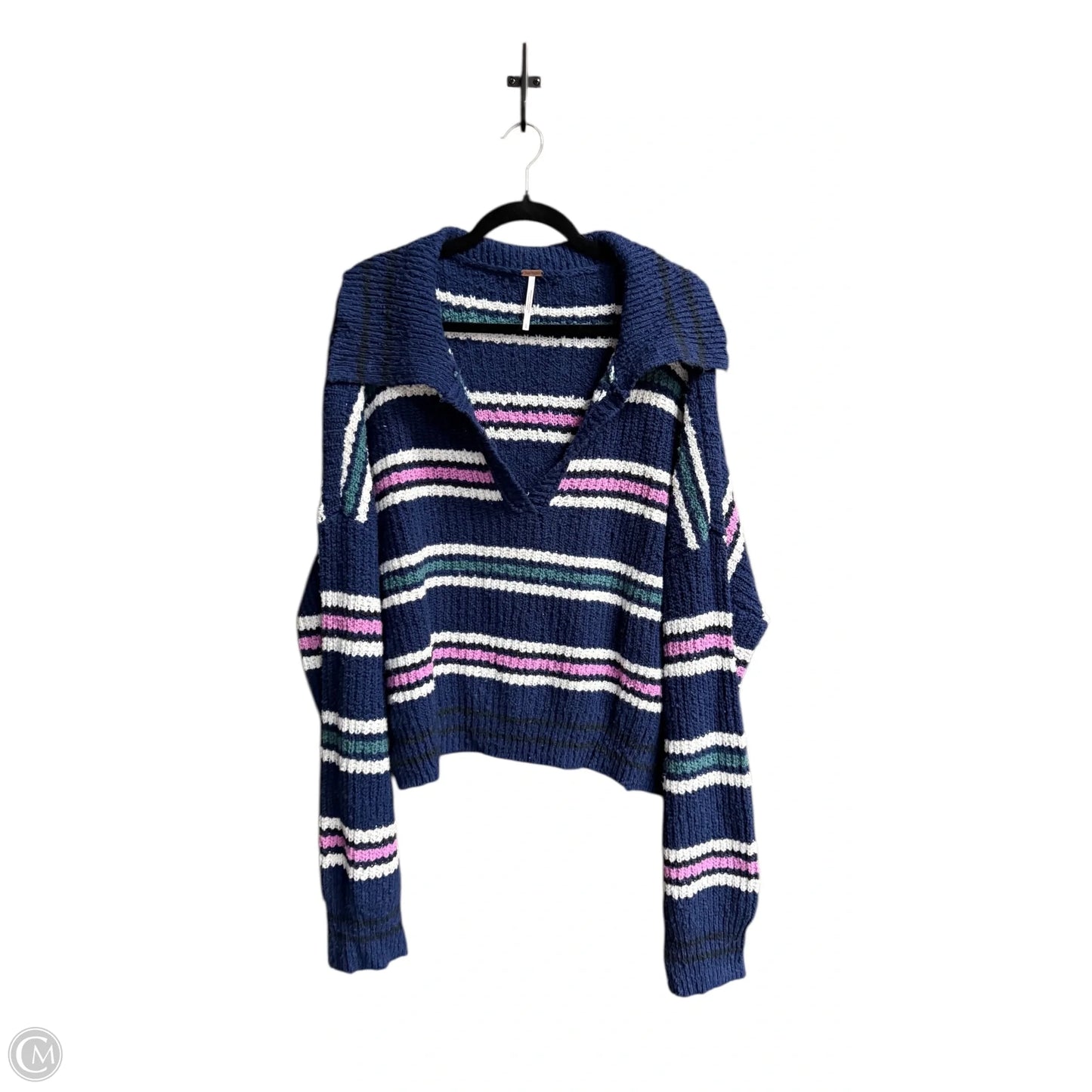 Sweater By Free People In Blue, Size: L