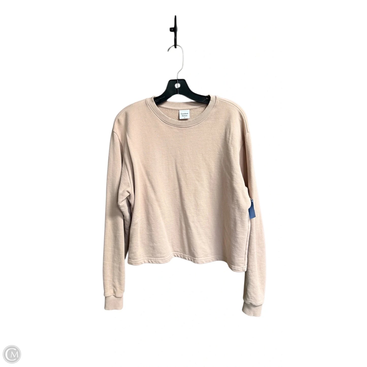 Sweatshirt Collar By Outdoor Voices In Pink, Size: M