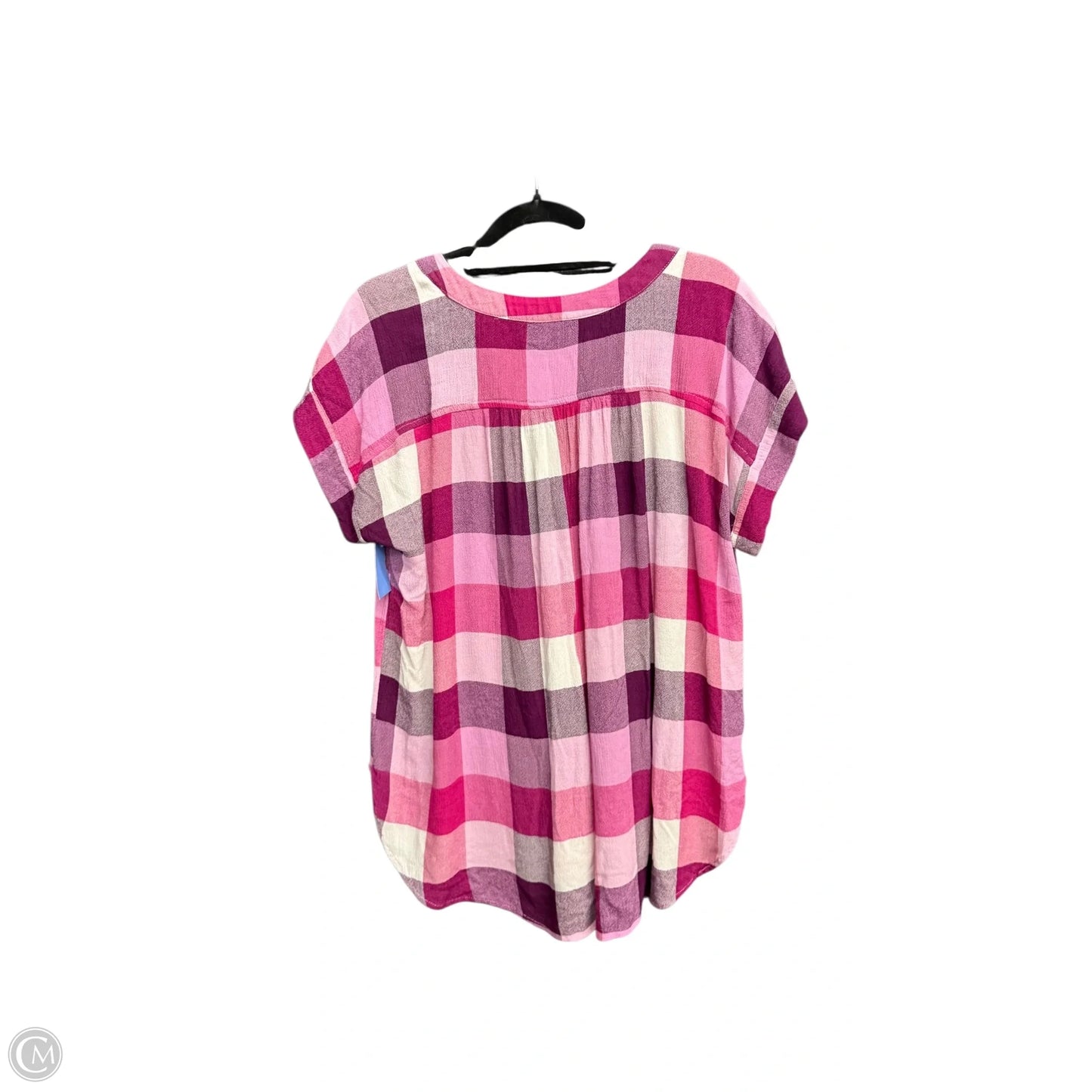 Top Short Sleeve By Loft In Purple, Size: M