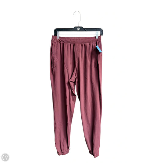 Athletic Pants By Lululemon In Maroon, Size: M